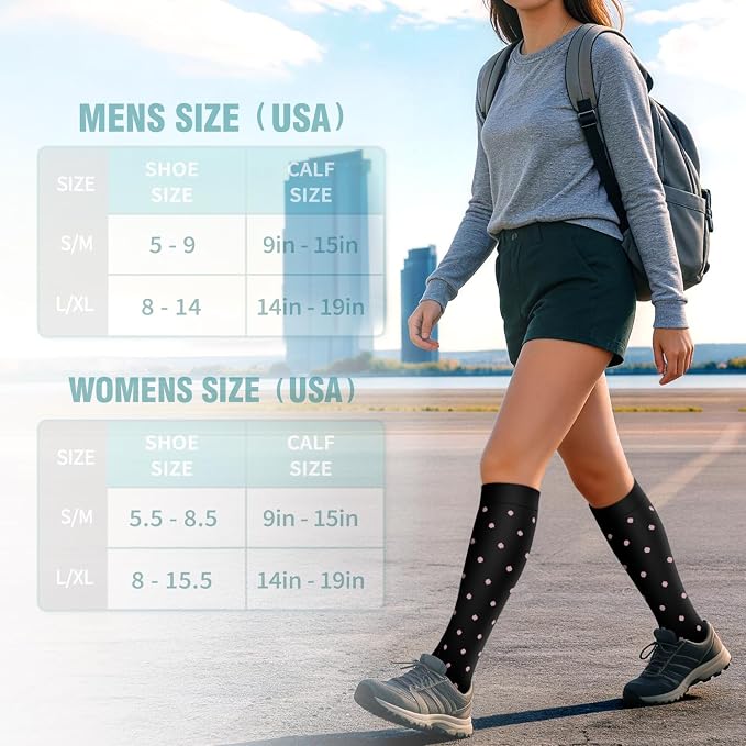 Copper Compression Socks for Women & Men (6 pairs) - Best Support for Nurses, Running, Hiking, Recovery - Image 6