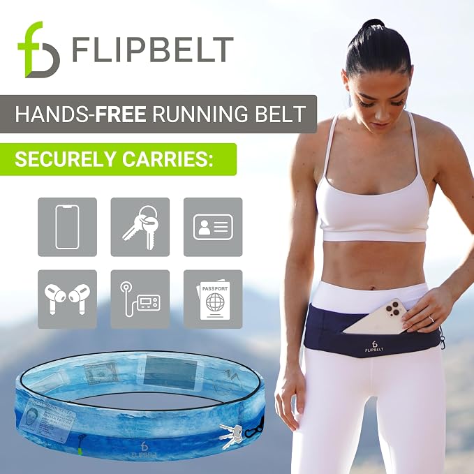FlipBelt Zipper Running Belt, Waist Pack for Fitness and Running, US Company - Image 2