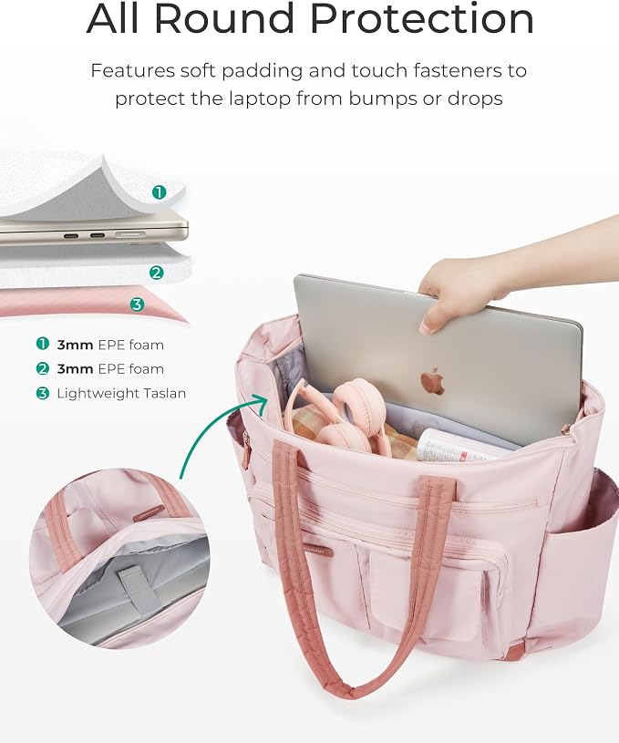 BAGSMART Reusable Grocery Bags, Large Beach Bag, Foldable Tote for Shopping Moving Holiday Travel Packing - Image 7