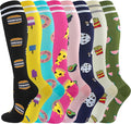 cerpite Compression Socks for Women & Men Circulation 8 Pairs Compression Socks 20-30 mmhg Best for Running,Nurse,Travel by Cerpitesportsstyles