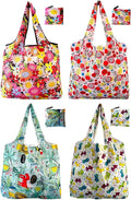 Aesthetic Printed Tote Bags, Lightweight Foldable Reusable Carry Bags, Stylish Personalized Storage Handbags for Travel, Camping, Supermarket & Daily Outdoor Use | foldable & portable by NewOpportunityInLivingKindly