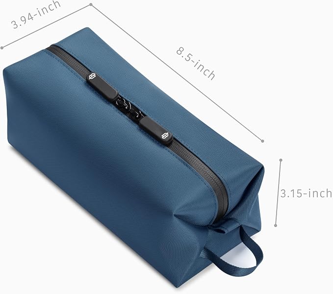Comfyable Small Toiletry Bag for Men, Slim Mini Toothbrush Bag, Dopp Kit Bag - Image 2