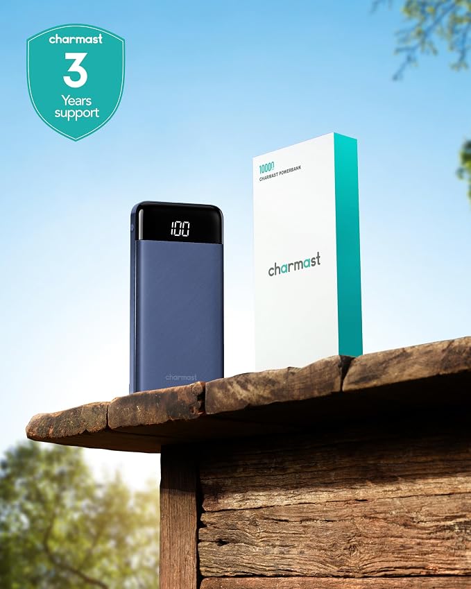 charmast Portable Charger Power Bank with Reinforced Built-in 4 Cables | 10000mAh,6 Outputs 3 Inputs,Travel Essentials,Carry-on Only,3A Fast Charging Portable Phone Charger for iPhone Samsung Pixel - Image 9