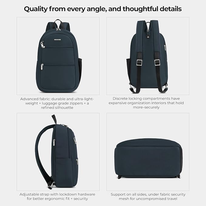 Travelon Anti-Theft Classic Convertible Sling Backpack - Image 6