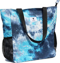 ESVAN Original Floral Water Resistant Large Tote Bag Shoulder Bag for Gym Beach Travel Daily Bags Upgraded by ESVAN