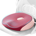 Seat Cushion, Memory Foam Cushion for Office Chair, Ergonomic Office Seat Chair Cushion for Relieving Sciatica, Soft & Breathable Car Seat Cushion - Pink by FLORICH