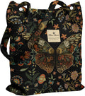 Miss Adola Corduroy Tote Bag for Women with Aesthetic Design | Magnetic Buckle & Pocket, Reusable, Soft, Roomy, Long Shoulder Handles, Double-sided Print, Casual Daily Work, Grocery Bags by MissAdola