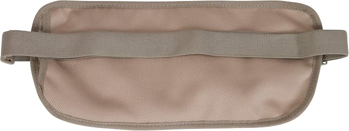 RFID International Travel Money Belt - Radio Frequency Protected Travel Bag with Adjustable Waistband, One Size, Tan - Image 2