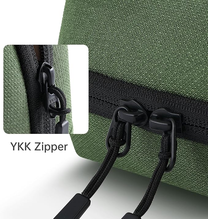simtoper Electronic Organizer Travel Case Bag for Cables, Switch, SD card, Passport and More – Ultimate Protection & Portability Waterproof (Green) - Image 4