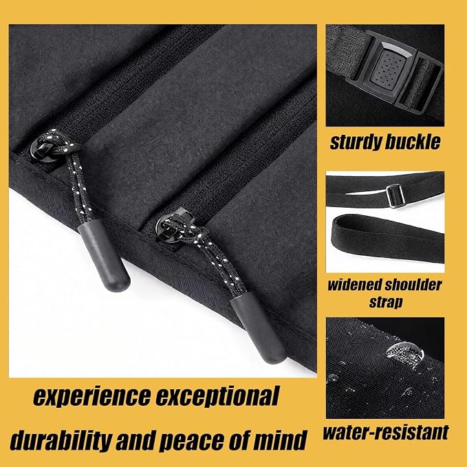 Travel Money Belt Under Clothes,RFID Passport Wallet, Hidden Money Belt for Travel Women Men, Secure Wallet to Protect Cash, Credit Cards - Image 5