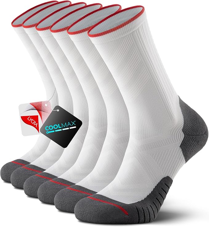 RUIXUE Compression Socks Men Women, Graduated 15-20mmHg Support Breathable for Travel Flight Running Cycling Daily Use by RUIXUE