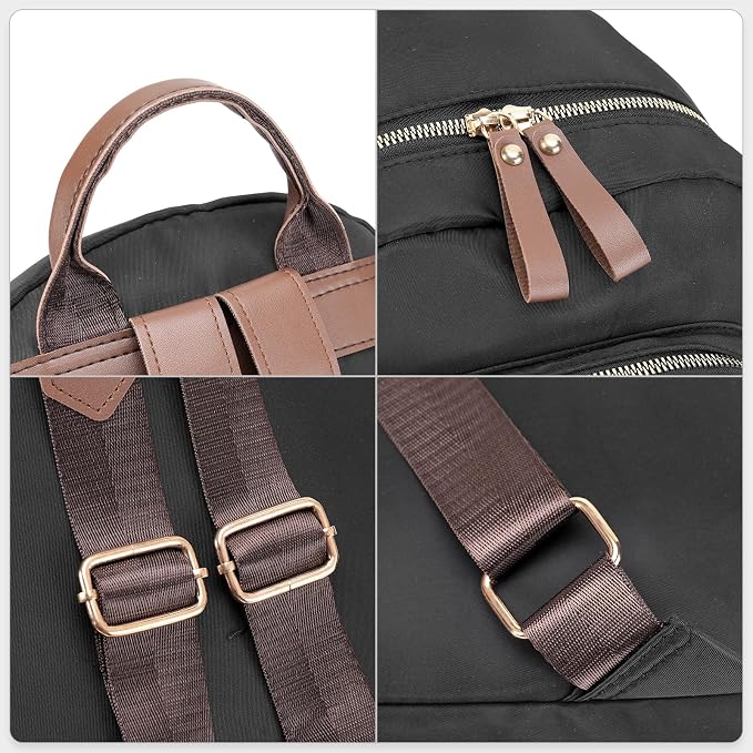 GAEKEAO Backpack Purse for Women PU Leather Anti-theft Backpack Ladies Convertible Large Travel Designer Fashion Shoulder Bag - Image 5