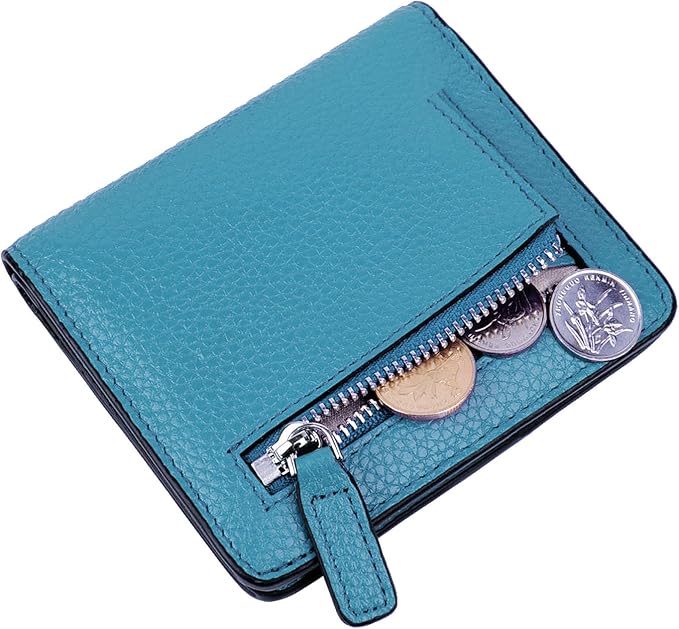 Small Leather Wallet for Women, Ladies Credit Card Holder RFID Blocking Women's Mini Bifold Pocket Purse - Image 6