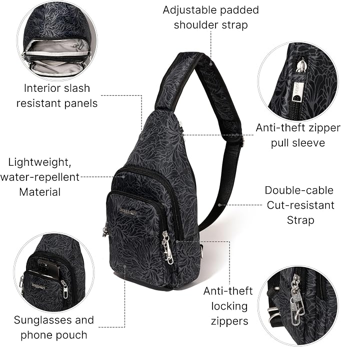 Baggallini Securtex Anti-Theft Daytripper Sling - Image 5