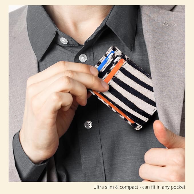 Oak Leathers Leather Wallet RFID Protection - Slim Card Holder - Image 6