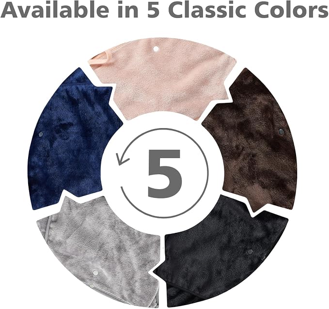 Packable Travel Throw Blanket, Light Grey | Soft lightweight wearable travel accessory with carry pouch, airplane blanket, road trips, office naps,outdoor camping - Image 8