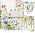Jogjam Floral Flowers Rfid Ladies Wallet, Small Slim Thin Compact Credit Card Women Wallet, PU Leather Bifold Cash Zipper Coin Pocket ID Window for Female by Jogjam