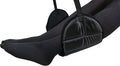Sleepy Ride - Airplane Footrest Made with Premium Memory Foam - Airplane Travel Accessories - Helps to Prevent Swelling and Soreness - Provides Comfort for Shorter Legs (Jet Black) by SleepyRide