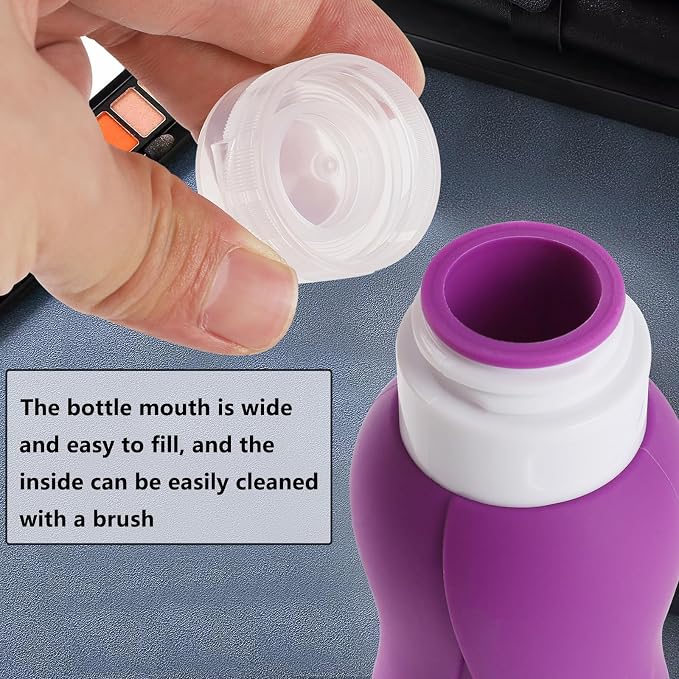 5 Pack Travel Bottles for Toiletries, TSA Approved 3oz Portable Travel Containers for Toiletries, Leak Proof Travel Tubs Refillable Liquid Travel Accessories for Shampoo Conditioner Lotion Body Wash - Image 7