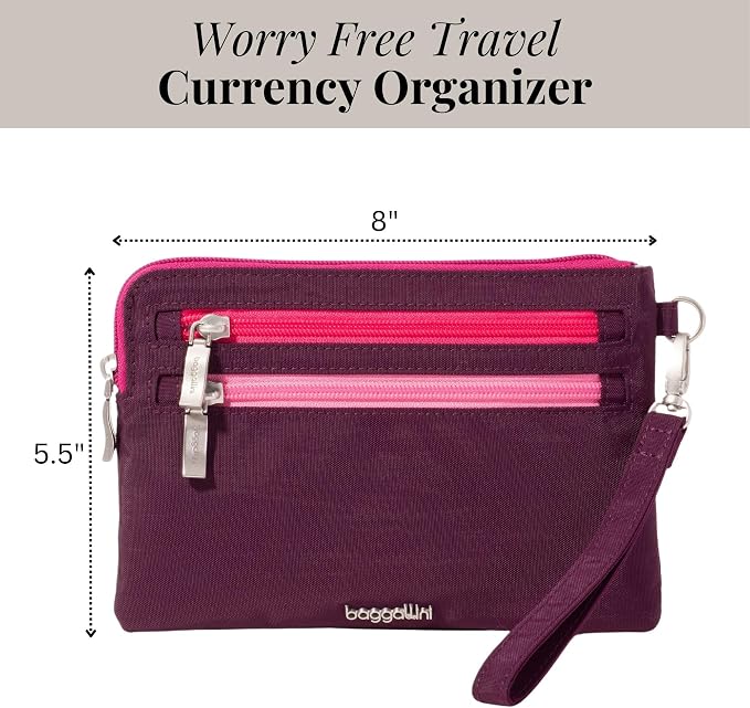 Baggallini Women's Rfid Currency Organizer Wristlet - Image 3