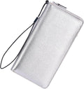 Small Compact Women Wallet RFID Blocking Genuine Leather Bifold Purse with ID Windows by Lavemi