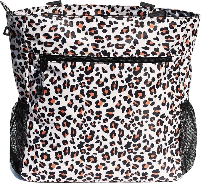ESVAN Original Floral Water Resistant Large Tote Bag Shoulder Bag for Gym Beach Travel Daily Bags Upgraded - Image 3