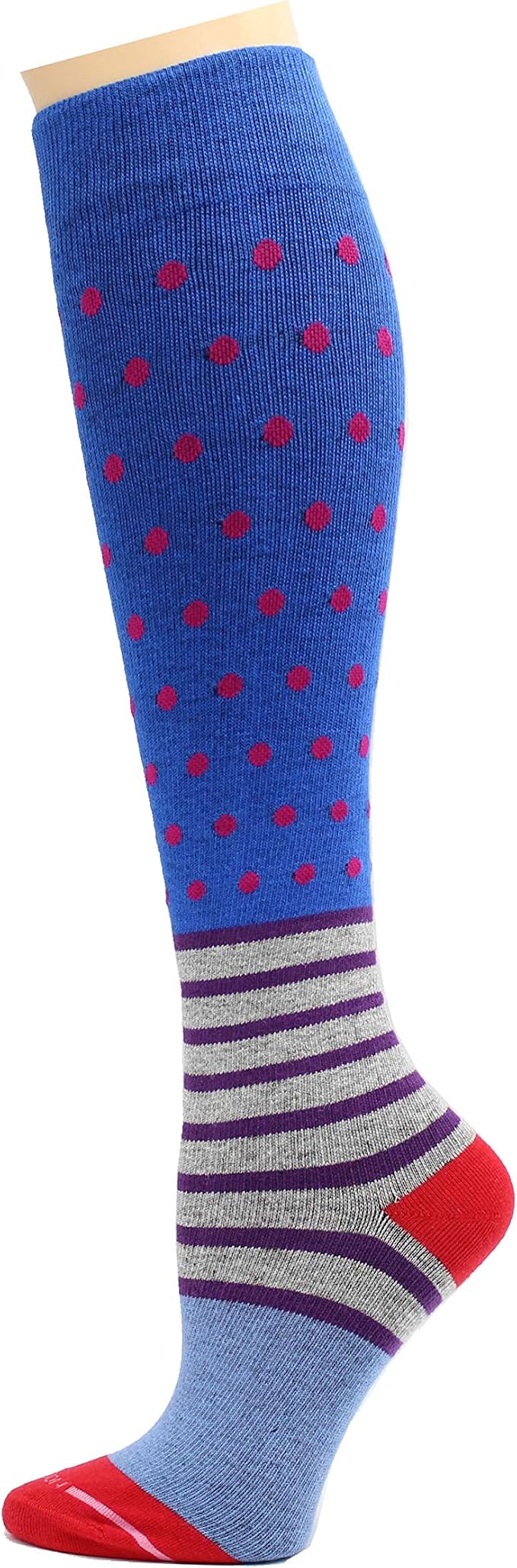 Dr. Motion 3 Pairs Therapeutic Graduated Compression Women's Knee-hi Socks - Image 3