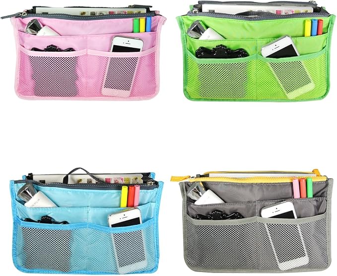 Wrapables® Unisex Bag Insert Organizer, Travel Bag Organizer - Grey - Image 5