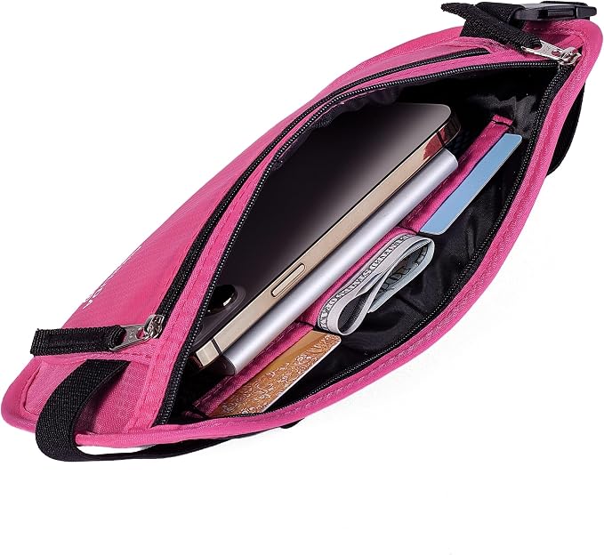 Travel Money Belt - Slim Passport Holder Travel Wallet with RFID Blocking Travel Pouch Undercover Fanny Pack for Women - Image 5