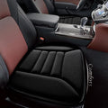 kingphenix Memory Foam Car Seat Cushion for Driver and Office Chair Comfort | 1.2-Inch-Thick Memory Foam Seat Pad, Soft, Breathable Fabric, Non-Slip Silicone Bottom for Long Drives and Office Use, Black by kingphenix