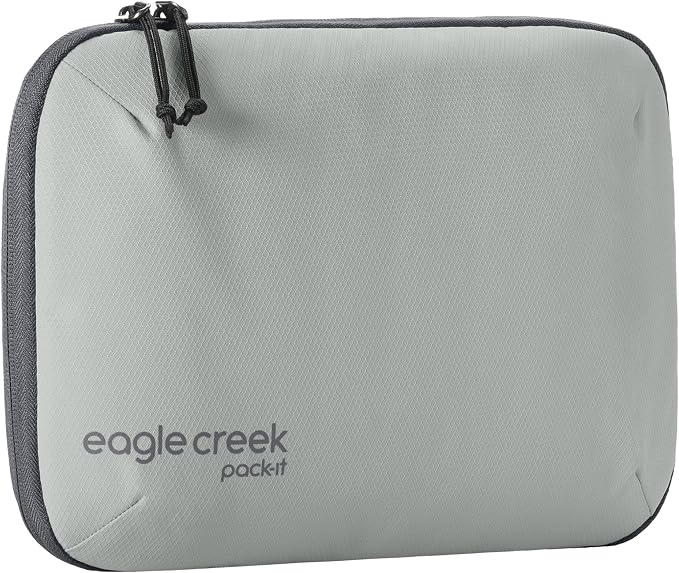 Eagle Creek Pack-It E-Tools Organizer Pro, Storm Grey | Compact Tech Accessory Pouch with Charging Cord Organizer, Small Tech Accessories Pouch, Travel Essentials by EagleCreek