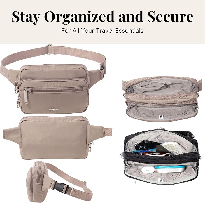 Baggallini Securtex Anti-Theft Belt Bag - Image 6