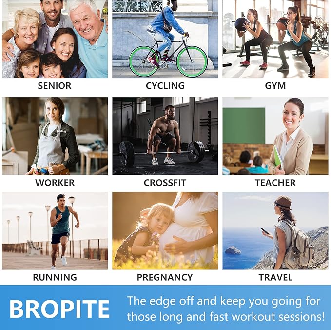 bropite Compression Socks For Women&Men,6 Pairs 20-30 mmHg Knee-High Socks | Support for Running,Nurses,Travel,Flying and pregnancy,better circulation,swelling relief,unisex all-day comfort for activity - Image 5