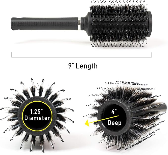 9“ Diversion Round Hair Brush with Secret Hidden Compartment, Safe Stash Box Container for Money, Jewelry, House Keys, Valuables, for Travel or Home Use - Image 2