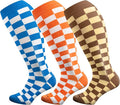 LEVSOX Wide Calf Compression Socks for Women & Men Extra Large Size Support Socks for Nurses Running Pregnant Travel, 15-20 mmHg by Levsox