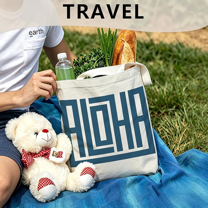 Summer Coastal Beach Canvas Tote Bag - Image 2
