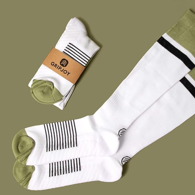 Compression Socks with Grips, 15-20mmHg, Support & Stability for Circulation, Travel, Pregnancy, Nurses - Image 3