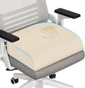 TranquilRelax Memory Foam Seat Cushion for Office Chair, 3-Inch, Khaki | Medium-firm Support for Long Sitting, Washable Mesh Cover, Non-slip Base, Perfect for Car Seats & Short Drivers by Unknown