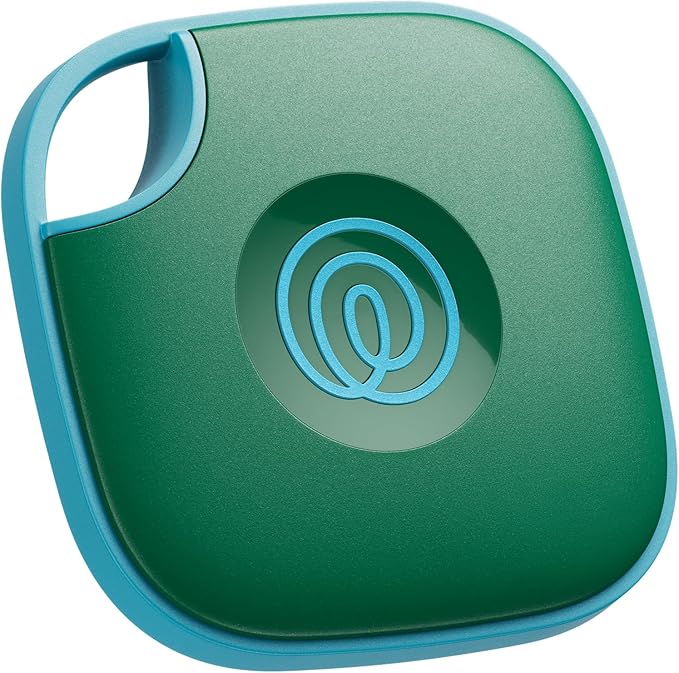 Life360 Tile - Bluetooth Tracker, Keys Finder and Item Locator for Keys, Bags and More. Phone Finder. Both iOS and Android Compatible. 1-Pack (Green Surf) by Life360