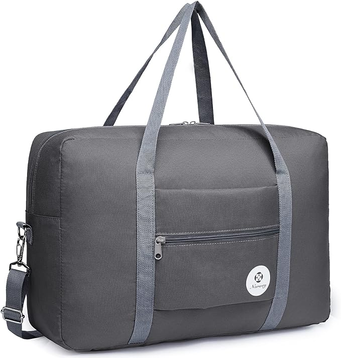 For Spirit Airlines Personal Item Bag Foldable Travel Duffel Bag Tote Carry on Luggage Duffle Overnight for Women and Men by Narwey