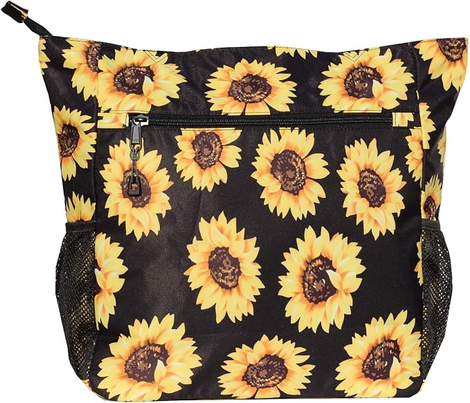 ESVAN Original Floral Water Resistant Large Tote Bag Shoulder Bag for Gym Beach Travel Daily Bags Upgraded - Image 5