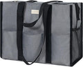 TOPDesign Utility Water Resistant Tote Bag with 13 Pockets, Top Zipper Closure & Thick Bottom Support, for Working Women by TOPDesign