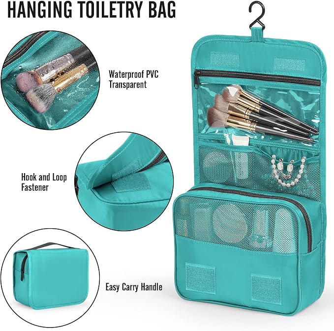 Veken 8 Set Packing Cubes for Travel Essentials, Suitcase Organizer Bags in 4 Sizes, Carry-On Luggage Accessories with Laundry Bag, Airplane Must Have with 99-Count Mesh Holes - Image 3