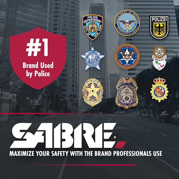 SABRE Personal Safety Kit with Pepper Spray and 2-in-1 Personal Alarm with LED Light, 0.54 fl oz, 25 Bursts,130dB Alarm, Audible Up to 1,250 Feet - Image 8