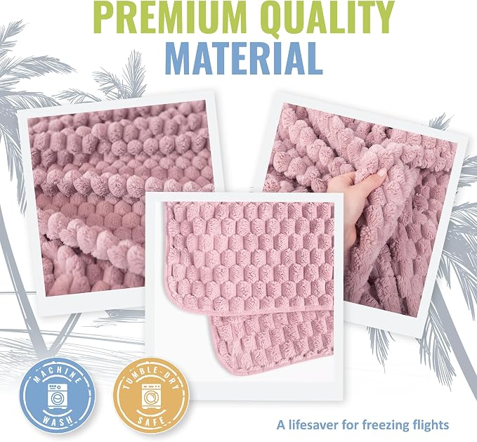 Packable Travel Blanket for Airplane, Car - Compact Office Blanket - Portable Pillow for Adults, Kids with Case, Luggage Sleeve, Backpack Clip - Image 5