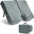 Premium Foldable Wheelchair Cushion - for Relief of Lower Back, Sciatic, Butt and Tailbone Pain - for Home & Office Use, Perfect for Travel or Driving - Gray Coccyx Seat Cushion by CushyTushy