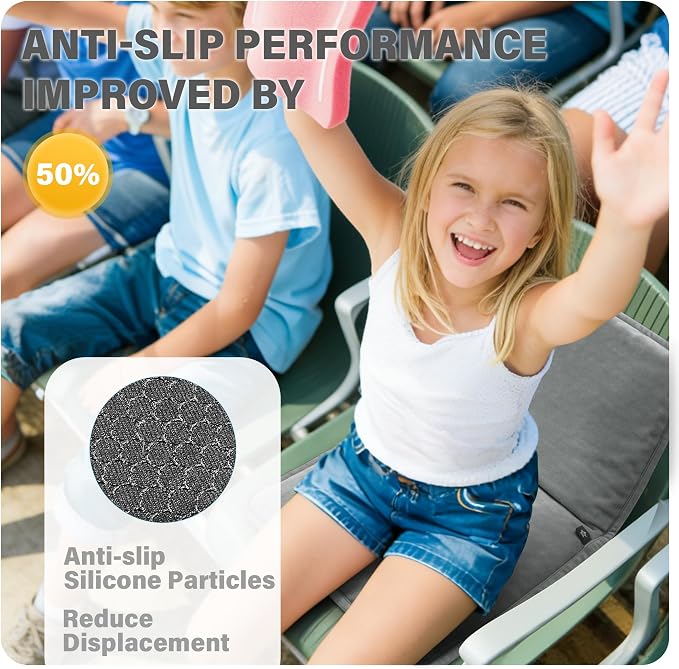 SPRING SEAON Large Gel Seat Cushion for Pressure Relief, Honeycomb Design | Extra-Thick Gel Filling, Honeycomb Design, Anti-Slip Bottom, Long-Sitting Comfort for Travel, Airplanes, Office & Cars - Image 5
