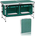 Camp Field Camping Folding Aluminum Table with Adjustable Legs for Outdoor Travel Beach, Backyards, BBQ, Party and Picnic Foldable Table by CampField