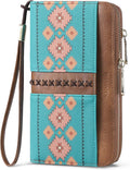 BOSTANTEN Wristlet Wallets for Women RFID Large Capacity Clutch Wallet | 24 Card Slots, 2 Zipper Pockets, Phone ＆ Card Holder, Zip Around, Hand Strap, Vegan Leather, Great Gifts by BOSTANTEN
