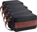 Vorspack Toiletry Bag for Men - Water Resistant Travel Bag for Toiletries, Accessories, Travel Essentials, Gifts - Black (Pack of 4) by Vorspack